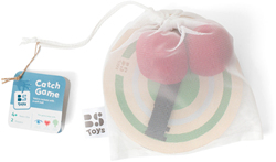 BS Toys wooden catch game - outdoor velcro toy