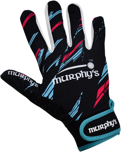 Murphy's Gaelic sports gloves - grip latex - black/blue/pink XL