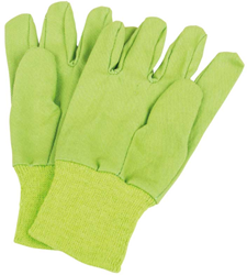 BigJigs Cotton Gardening Gloves - Green for Kids