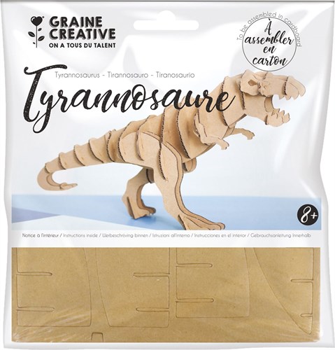 Graine Creative cardboard dinosaur craft set - creative toy