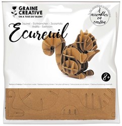 Graine Creative GC 3D Model van Karton Set Eekhoorn