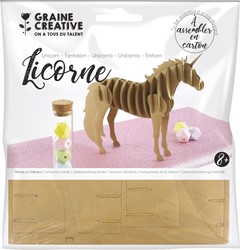 Graine Creative GC 3D Model van Karton Set Unicorn