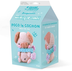 Graine Creative GC Amigurumi Haakpakket Poco het Varken 10 cm