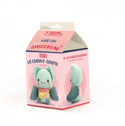 Graine Creative amigurumi crochet kit bat 13 cm craft set
