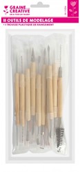 Graine Creative GC Boetseergereedschap Set 11 stuks