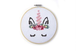 Graine Creative GC Borduurpakket 15,5 cm Unicorn