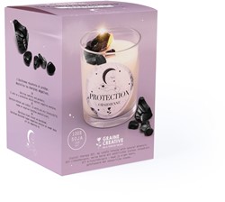 Graine Creative GC DIY Kit Edelstenen Therapie Kaars Maken Obsidiaan