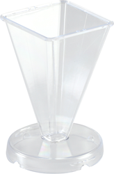 Graine Creative candle mold pyramid plastic 7.5x4.8 cm DIY craft