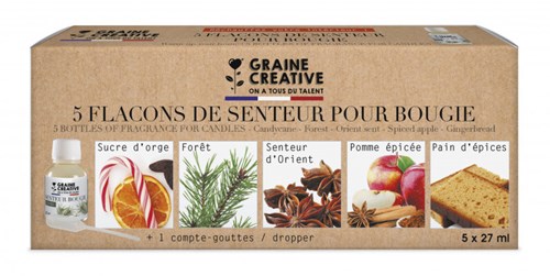 Graine Creative candle scent set 5x27 ml Christmas DIY fragrances