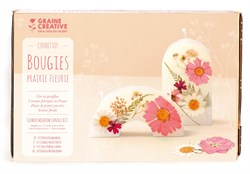 Graine Creative candle making DIY set arches with dried flowers