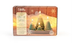 Graine Creative candle making DIY set Christmas tree forest - creative craft kit