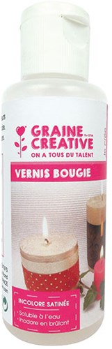 Graine Creative candle varnish satin gloss 50 ml decoration