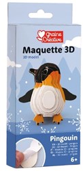 Graine Creative 3D craft kit cardboard penguin educational toy