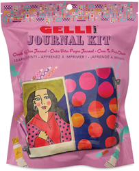 Gelli Arts creative journal set - gel printing starter kit 24x19.5x6 cm