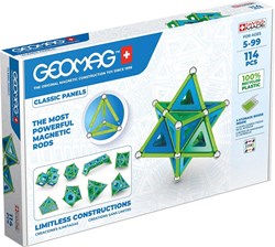 Geomag building set Classic Panels Green Line 114 pcs magnetic toy
