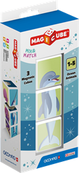 Geomag Geomag Magicube Mix & match Ocean animals 3 pcs