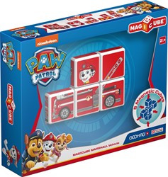 Geomag MagiCube Paw Patrol Marshall Fire Truck - 5 delig