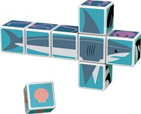 Geomag MagiCube Sea Animals - Magnetic Building Toy Sea Creatures 8 Pieces-2
