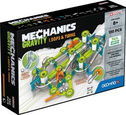 Geomag magnetic construction toy Mechanics Gravity Loops & Turns 130 pieces