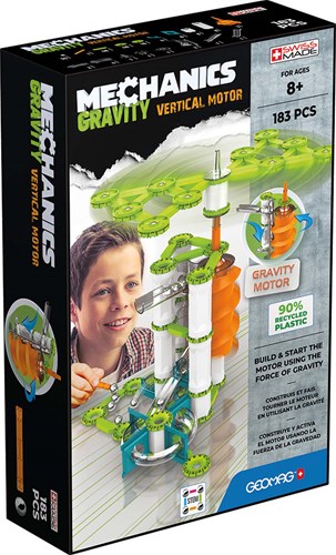 Geomag construction set Mechanics Gravity Vertical Motor 183 pieces magnetic toy