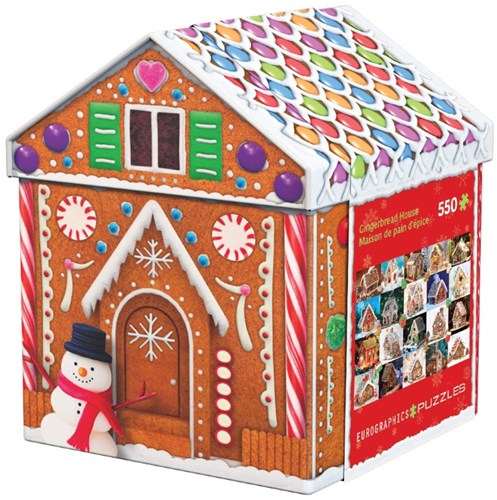 Eurographics Gingerbread House Tin (550)-2