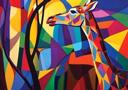 Yazz puzzle Giraffe - jigsaw puzzle 1000 pieces multicolor