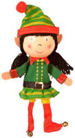 Fiesta Crafts Girl Elf Finger Puppet (6)