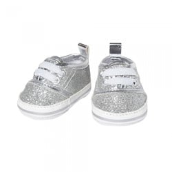 Glitter sneakers silver (38-45cm)