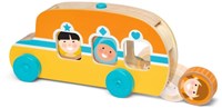 Melissa & Doug wooden bus toddler toy - developmental toy FSC-3