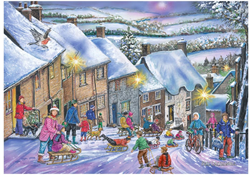 House of Puzzles jigsaw Going on Gold 1000 pieces cardboard