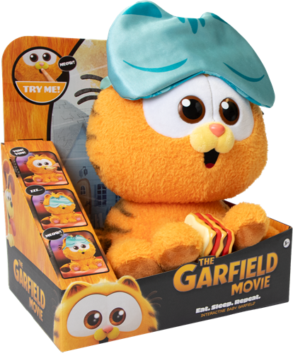 Goliath Animagic - Garfield interactive plush toy - Baby Garfield - 27 cm