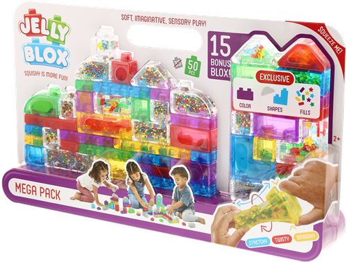 Goliath building toy Jelly Blox Mega Pack - creative construction toy-2