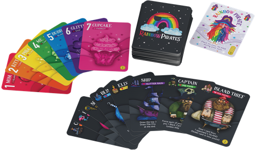 Goliath card game Rainbow Pirates pocket edition travel game-2