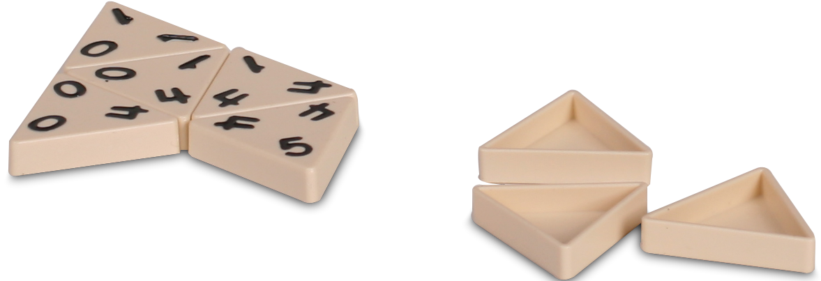 Goliath Triominos Classic - Gioco Da Tavolo Con Tessere Triangolari - Da 6 Anni In Su - 2-4 Giocatori - copertina