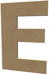 Gomille wooden letter E 20 cm decoration MDF craft