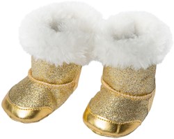 Heless doll shoes gold boots 38-45cm for fashion dolls