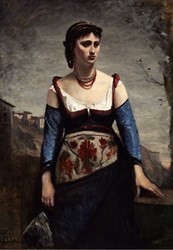 Grafika puzzle Jean-Baptiste-Camille Corot Agostina 1866 - 300 pieces kids jigsaw