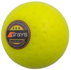 Grays hockey ball Astrotec Ball X 6 yellow field hockey - size 5.5oz