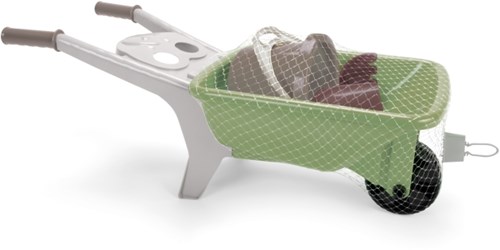 Dantoy wheelbarrow garden set - Green Garden toy set - 4-piece-2