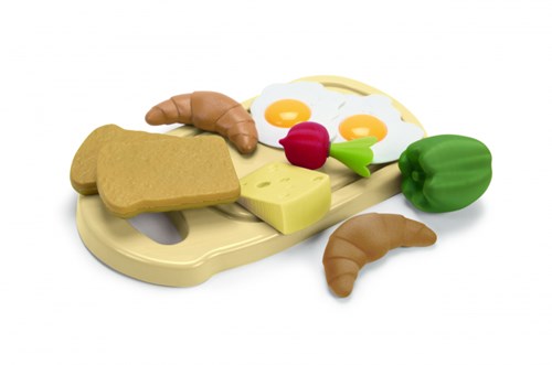 Dantoy Green Garden breakfast set - 10-piece bioplastic toy