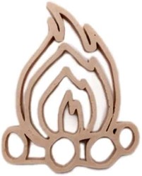Grennn campfire cutter - aluminium toy cutter for clay and dough