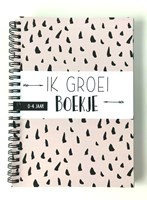 Pepermints growth book memory book girl - baby milestone journal
