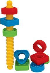Gowi construction toy screwing set colorful plastic educational