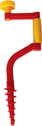 Gowi sand drill toy with screw head for sand and beach play