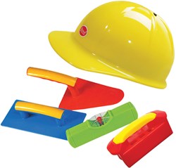 Gowi toy Bricklayer Set - construction set for kids - beach and sand