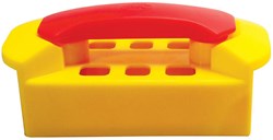 Gowi sandpit toy Brick Shaper - colourful plastic sand mould