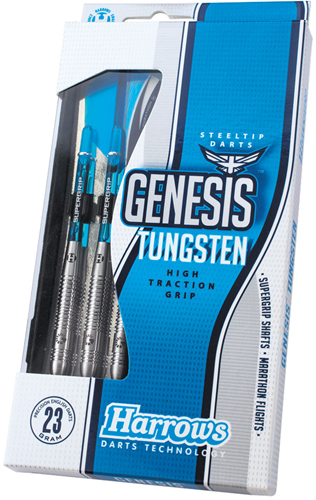 Harrows tungsten darts Genesis 25g - steel tip darts set