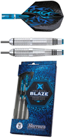 Harrows Blaze Inox Steel darts - steeltip darts 21g black