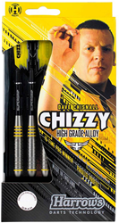 Harrows Chizzy Alloy darts 24g - Steel tip darts set gold