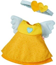 Haba doll clothing set guardian angel 30 cm - yellow cotton outfit